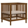 M29880NL,Babyletto,Pogo 8-in-1 Convertible Crib w/ Bassinet & Toddler Bed Kits in Natural Walnut