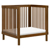 M29880NL,Babyletto,Pogo 8-in-1 Convertible Crib w/All-Stages Conversion Kits in Natural Walnut