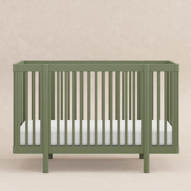 M29880OL,Babyletto,Pogo 8-in-1 Convertible Crib w/All-Stages Conversion Kits in Olive