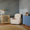 M30087AT,Babyletto,Rainbow Recliner and Swivel Glider in Almond Teddy Loop