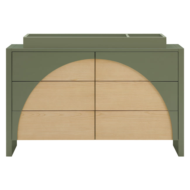 M30216OLSH,Babyletto,Moab 6-Drawer Assembled Dresser in Olive/Ash