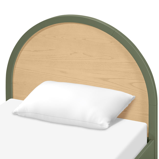 M30269OLSH,Babyletto Kids,Moab Twin Bed in Olive/Ash