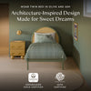 M30269OLSH,Babyletto Kids,Moab Twin Bed in Olive/Ash