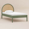 M30269OLSH,Babyletto Kids,Moab Twin Bed in Olive/Ash