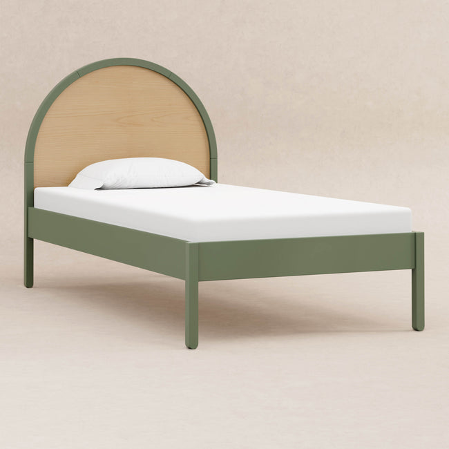 M30269OLSH,Babyletto Kids,Moab Twin Bed in Olive/Ash
