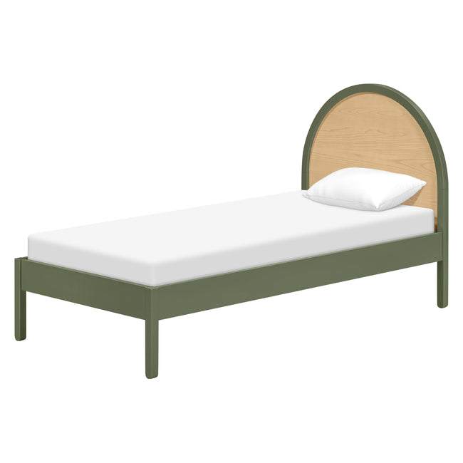 M30269OLSH,Babyletto Kids,Moab Twin Bed in Olive/Ash