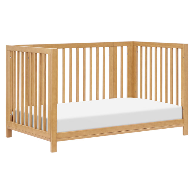 M30880HY,Babyletto,Rolli 9-in-1 Convertible All-Stages® Crib w/ Bassinet & Toddler Bed Kits in Honey