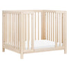 M30880NX,Babyletto,Rolli 9-in-1 Convertible All-Stages® Crib w/ Bassinet & Toddler Bed Kits in Washed Natural