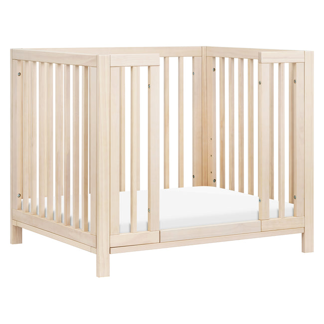 M30880NX,Babyletto,Rolli 9-in-1 Convertible All-Stages® Crib w/ Bassinet & Toddler Bed Kits in Washed Natural