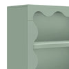 M31111LS,Babyletto Kids,Lido Wave Bookcase in Light Sage