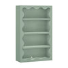 M31111LS,Babyletto Kids,Lido Wave Bookcase in Light Sage