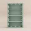 M31111LS,Babyletto Kids,Lido Wave Bookcase in Light Sage