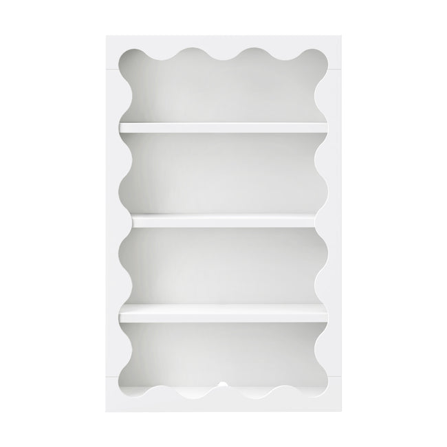 M31111W,Babyletto Kids,Lido Wave Bookcase in White