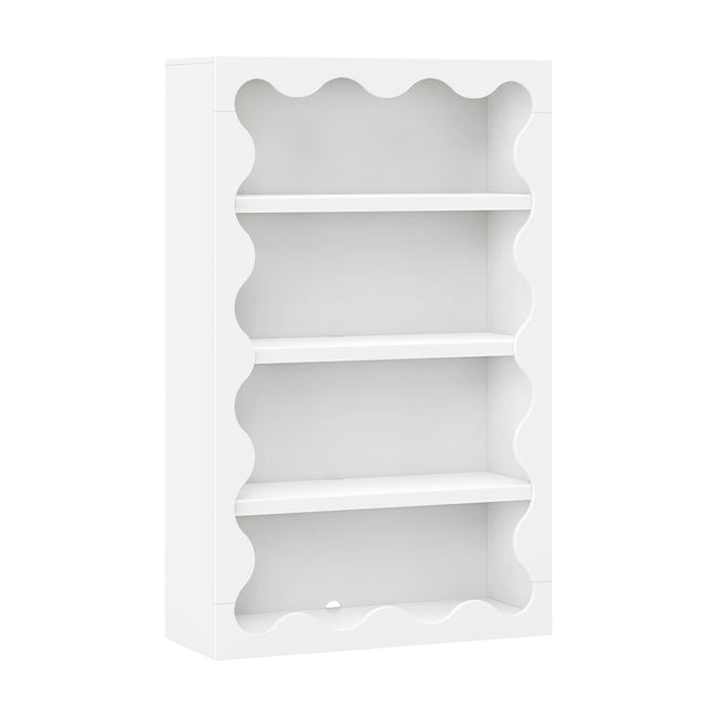 M31111W,Babyletto Kids,Lido Wave Bookcase in White