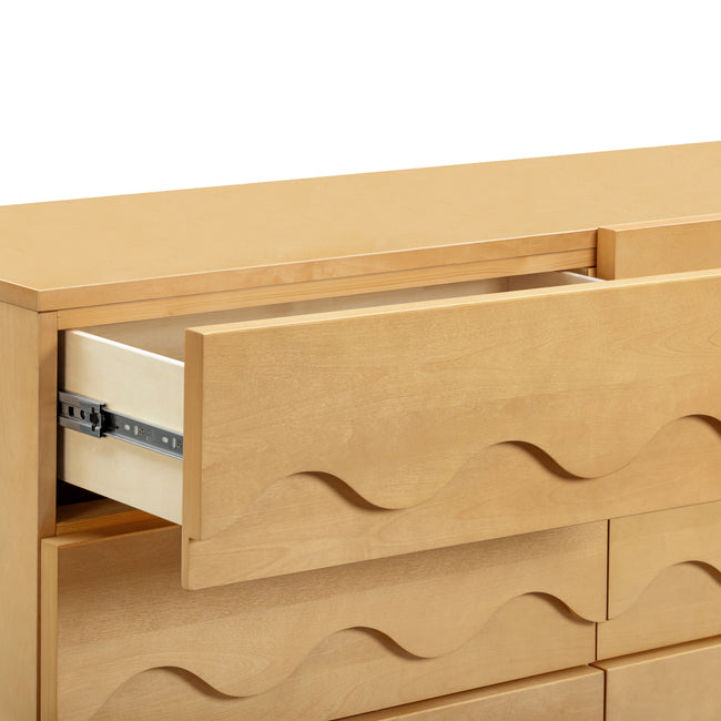 M31116HY,Babyletto Kids,Lido Wave 6-Drawer Assembled Dresser in Honey