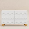 M31116WHY,Babyletto Kids,Lido Wave 6-Drawer Assembled Dresser in White and Honey