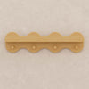 M31125HY,Babyletto Kids,Lido Wave Book Shelf with Hooks in Honey