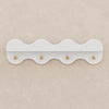 M31125WHY,Babyletto Kids,Lido Wave Book Shelf with Hooks in White and Honey