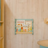 M31130LSHY,Babyletto Kids,Lido Wave Book Rack in Light Sage and Honey