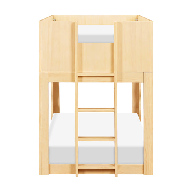 M31171BD,Babyletto Kids,Lido Wave Low Loft Twin Bed in Blonde
