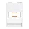 M31171WHY,Babyletto Kids,Lido Wave Low Loft Twin Bed in White and Honey
