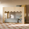 M31194BD,Babyletto Kids,Lido Wave Convertible Bunk Bed in Blonde