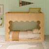 M31194HY,Babyletto Kids,Lido Wave Convertible Bunk Bed in Honey
