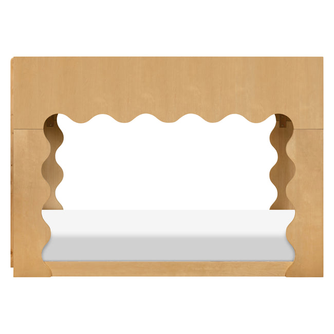 M31194HY,Babyletto Kids,Lido Wave Convertible Bunk Bed in Honey