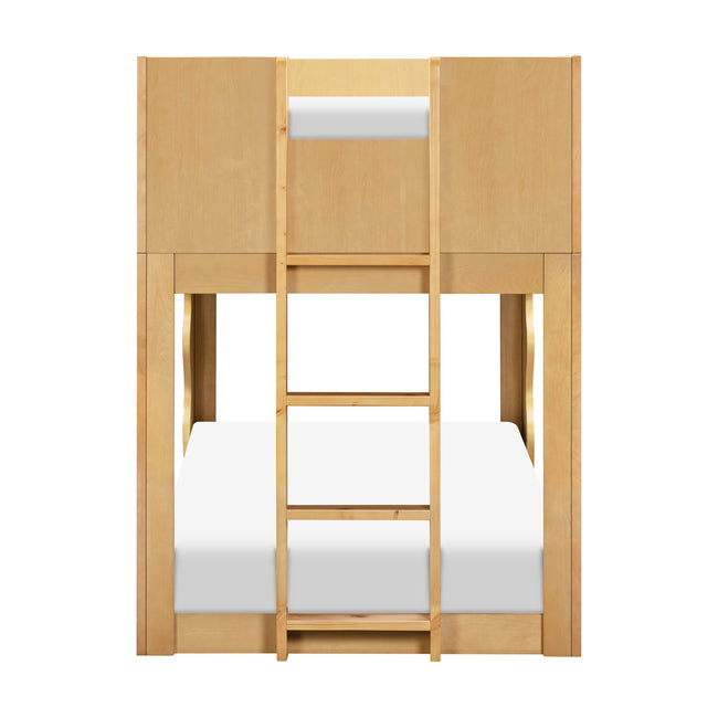 M31194HY,Babyletto Kids,Lido Wave Convertible Bunk Bed in Honey
