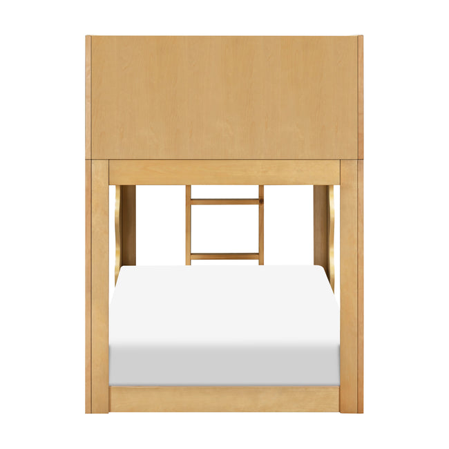 M31194HY,Babyletto Kids,Lido Wave Convertible Bunk Bed in Honey