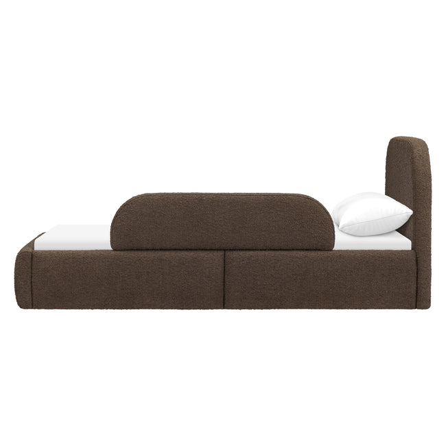M31269PCB,Babyletto Kids,Nara Twin Bed in Performance Cocoa Boucle