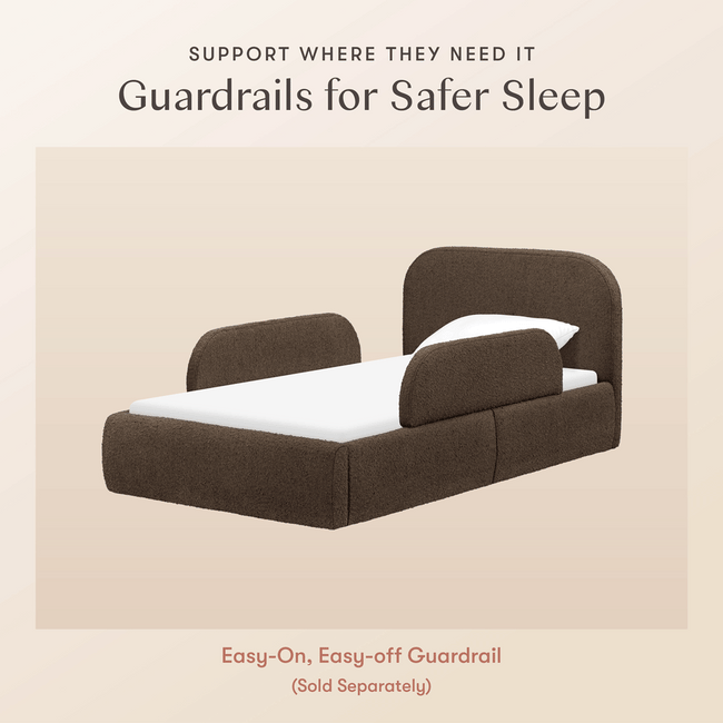 M31269PCB,Babyletto Kids,Nara Twin Bed in Performance Cocoa Boucle