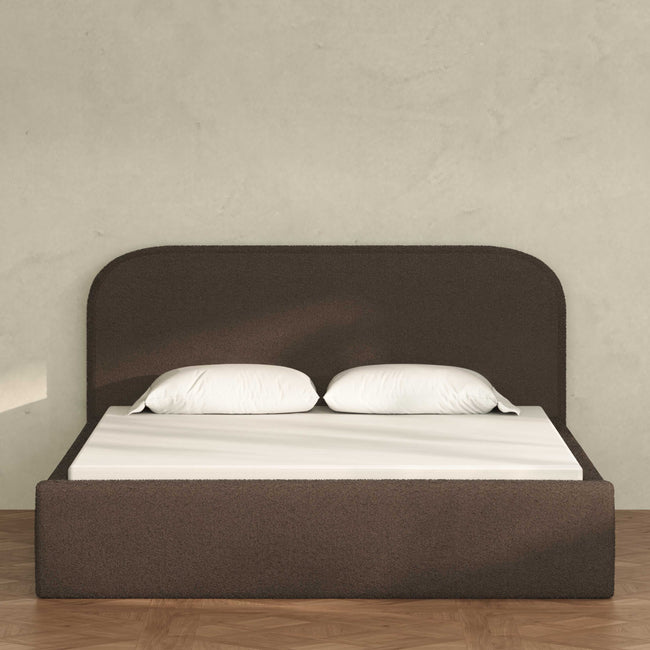 M31296PCB,Babyletto Kids,Nara Full Bed in Performance Cocoa Boucle