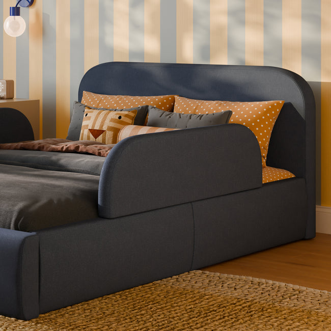 M31296PVET,Babyletto Kids,Nara Full Bed in Performance Navy Eco-Twill