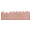M31376PRSB,Babyletto Kids,Rizo Montessori-Inspired Twin Bed in Performance Rose Boucle