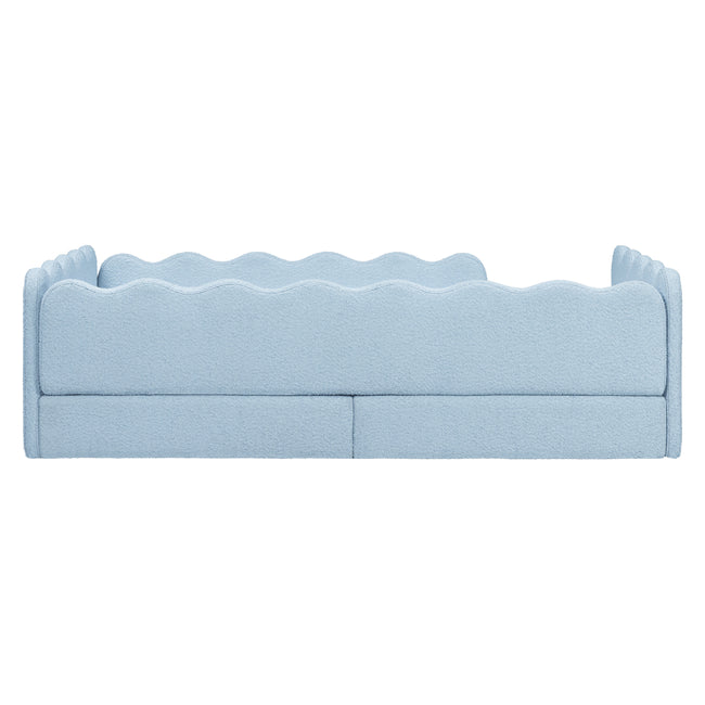 M31376PSB,Babyletto Kids,Rizo Montessori-Inspired Twin Bed in Performance Sky Boucle