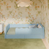 M31376PSB,Babyletto Kids,Rizo Montessori-Inspired Twin Bed in Performance Sky Boucle