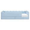 M31376PSB,Babyletto Kids,Rizo Montessori-Inspired Twin Bed in Performance Sky Boucle