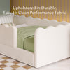 M31376PWB,Babyletto Kids,Rizo Montessori-Inspired Twin Bed in Performance Ivory Boucle