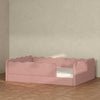 M31389PRSB,Babyletto Kids,Rizo Montessori-Inspired Full Bed in Performance Rose Boucle