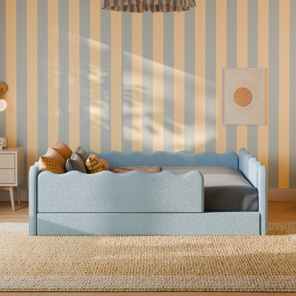 M31389PSB,Babyletto Kids,Rizo Montessori-Inspired Full Bed in Performance Sky Boucle