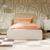 M31399PBEW,Babyletto Kids,Upholstered Twin/Full Bed Guardrail in Performance Beach Eco-Weave