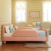 M31399PRSB,Babyletto Kids,Upholstered Twin/Full Bed Guardrail in Performance Rose Boucle