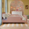 M31399PRSB,Babyletto Kids,Upholstered Twin/Full Bed Guardrail in Performance Rose Boucle