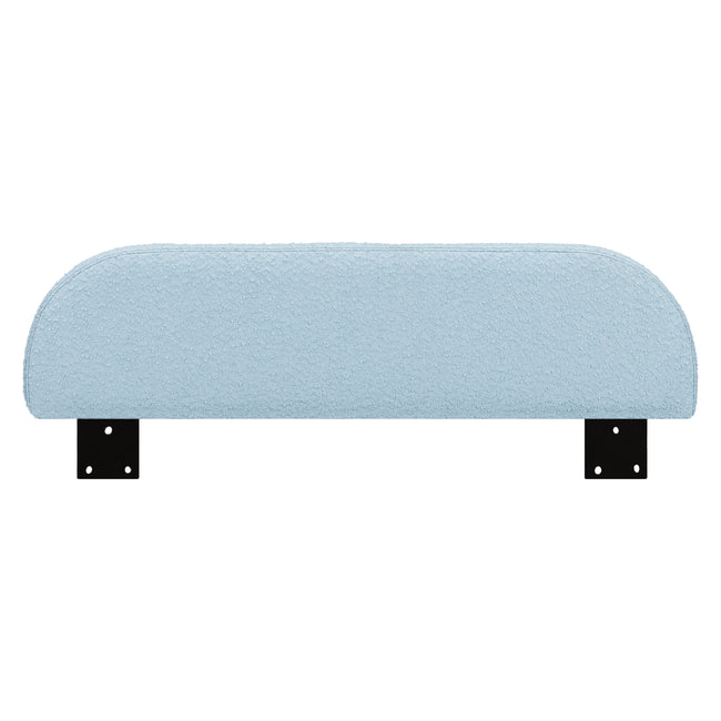 M31399PSB,Babyletto Kids,Upholstered Twin/Full Bed Guardrail in Performance Sky Boucle