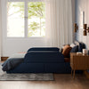 M31399PVET,Babyletto Kids,Upholstered Twin/Full Bed Guardrail in Performance Navy Eco-Twill