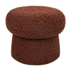 M31585RT,Babyletto Kids,Mini Mushroom Pouf in Rouge Teddy Loop
