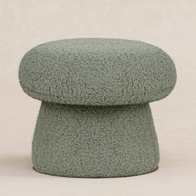 M31685ST,Babyletto Kids,Mushroom Pouf in Sage Teddy Loop