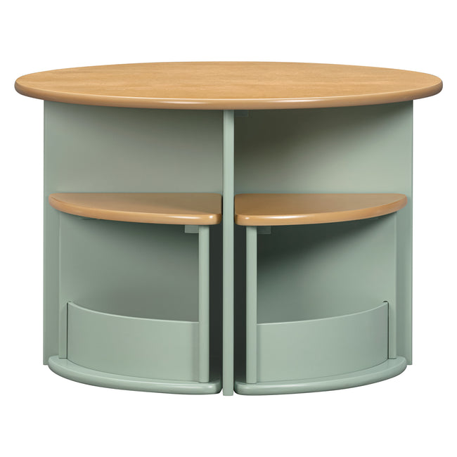 M31720LSHY,Babyletto Kids,Nessa Nesting Play Table in Light Sage and Honey