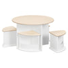 M31720WNX,Babyletto Kids,Nessa Nesting Play Table in White and Washed Natural